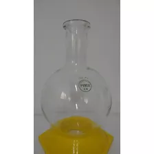 Balón De Vidrio Borosilicato De 3000 Ml Pyrex Cuello Corto