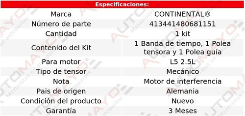 1-kit De Distribucin V60 Cross Country L5 2.5l Volvo 15 Foto 3