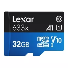 Memoria Micro Sd Lexar 32gb 4k Uhs-1(u1) A1 Clase 10 95 Mb/s