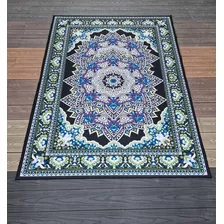 Alfombra Tipo Persa 200*150cm Carpeta Base Antideslizante- 