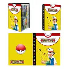 Pokémon Álbum Cartas Pikachu Com 240 Compartimentos Novo