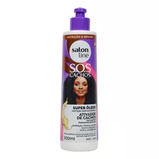 Ativador Cachos Super Óleos S.o.s Nutrição Salon Line 300ml