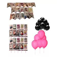 Decoracion Cumpleaños Blackpink Black Pink Kpop