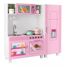 Kit Cozinha Infantil Completa Charme Grande De Brinquedo