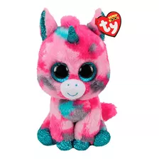 Pelúcia Unicórnio Gumball Beanie Boos Ty Colecionável 22cm