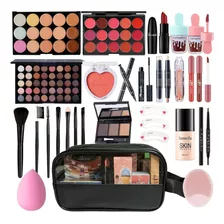 Kit De Maquillaje Completo Profesional Tzacdnb 