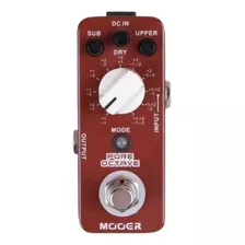 Pedal Mooer Pure Octave Oitavador Mpo Para Guitarra.