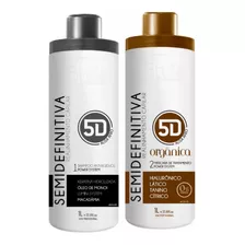 Liso Espelhado Semi Definitiva 5d Orgânica Liso Intenso 2x1l