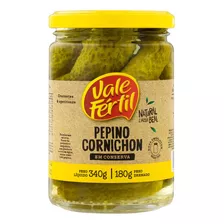 Pepino Cornichon Em Conserva Vale Fértil Vidro 180g