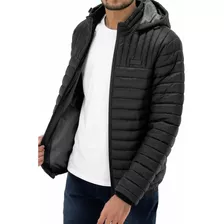 Jaqueta Ogochi Puffer Masculina Slim Cult Preta - 0274