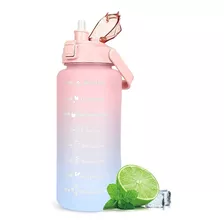 Botella De Agua Deportiva 2 L Diseño Motivacional Medidas Ax