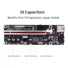 Placa Riser Pci-e 10 Cap. V011-pro Usb 3.0 50cm