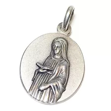 Medalla Virgen De La Dulce Espera Plata 925 16 Mm.
