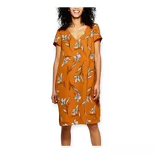 Vestido Floral Tunica Camisero Mujer Talla S / 30-32