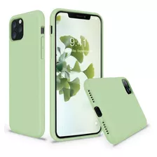 Funda Para iPhone 11 Pro Max, Verde/silicona/delgada/suave