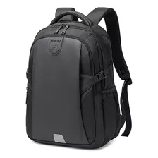 Mochila Impermeable Portatil 00433gw Gran Capacidad Casual Color Negro