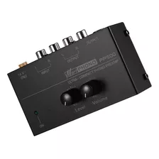 Preamplificador Phono Ultracompacto Con Nivel Y Volumen