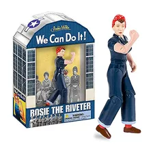 Rosie The Riveter Figura De Acción Multicolor, 8 