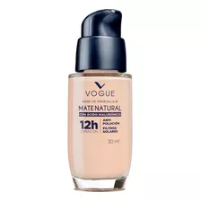 Base De Maquillaje Líquida Vogue Mate Natural Natural Tono Natural - 30ml 30g