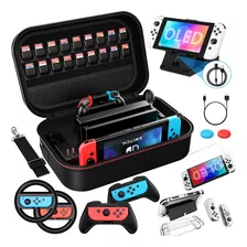 Kit De Accesorios Con Estuche Para Switch Oled, 12 En 1