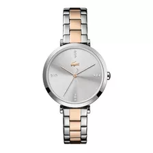 Reloj Lacoste Mujer Acero Inoxidable 2001143 Geneva Color De La Correa Multicolor Color Del Fondo Blanco