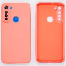 Capa Compatível Com Moto G8 Diversas Cores Aveludados