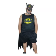 Fantasia Batman Plus Size Masculina Shorts Até O Tamanho 70