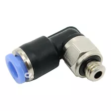 Conector Rapido Racor Qsml-m5-4 En L Rosca 5mm Manguera 4mm