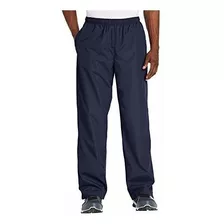 Sport-tek Hombres De Viento Pant M Azul Marino Verdadera.