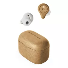 Audífonos Eco Inalámbricos Madera De Haya Qi Compatible Color Marrón