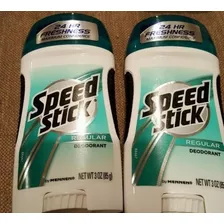 2x Desodorante Speed Stick Regular 85g Masc. (pack Com Dois