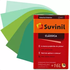 Tinta Parede Tons Intenso Do Verde Suvinil Classica +16 L