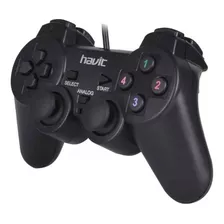 Joystick X2 Análogo Havit G61 Compatible Pc/ps2/ps3 Color Negro