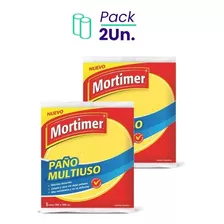 Paños Multiuso Limpia Sin Dejar Pelusas Mortimer X3 X2 Color Amarillo