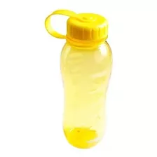 Botella Cilindro Agua 650ml C/agarradera Amarillo Wallis