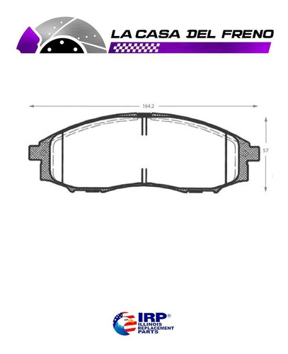 Pastilla Freno Del Nissan Pickup 3.0 2006 (zd30ddt-d22) Foto 4