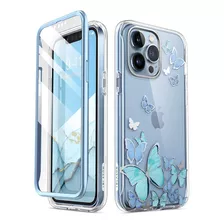 Funda I-blason iPhone 13 Pro Max- Mariposa Azul