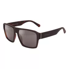 Lentes De Sol Foster Grant Rp23572 Polarizado Negro Hombre Diseño Flat Top