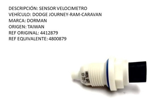 Sensor Velocimetro Dodge Journey-ram-caravan  Foto 3