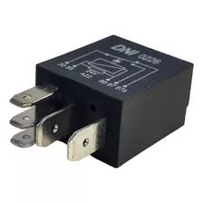 Relê Auxiliar 5 Terminais 40/30a 24v Mini Preto Dni0226