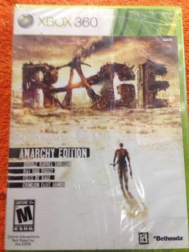 Rage Xbox 360 Nuevo Sellado Físico Compatible Xbox One
