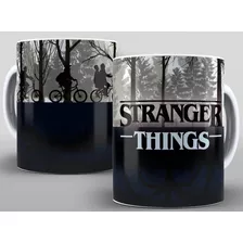 Caneca Porcelana Xicara Personalizada Stranger Things Mod 01