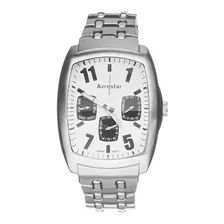 Reloj Aerostar Asp1001 Movimiento Japonés, Caballero-blanco