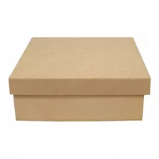 10 Caixa Caixinha 20x15x5 Mdf Crú Padrinhos Lembrancinha 