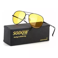 Gafas De Sol - Sodqw Aviator Night-vision Driving Gafas Anti