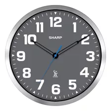 Sharp Reloj De Pared Analógico Atómico Que Brilla En La Oscu