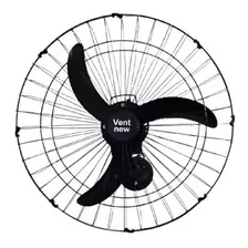 Ventilador Parede Grande 60 Cm Forte Preto Ventnew