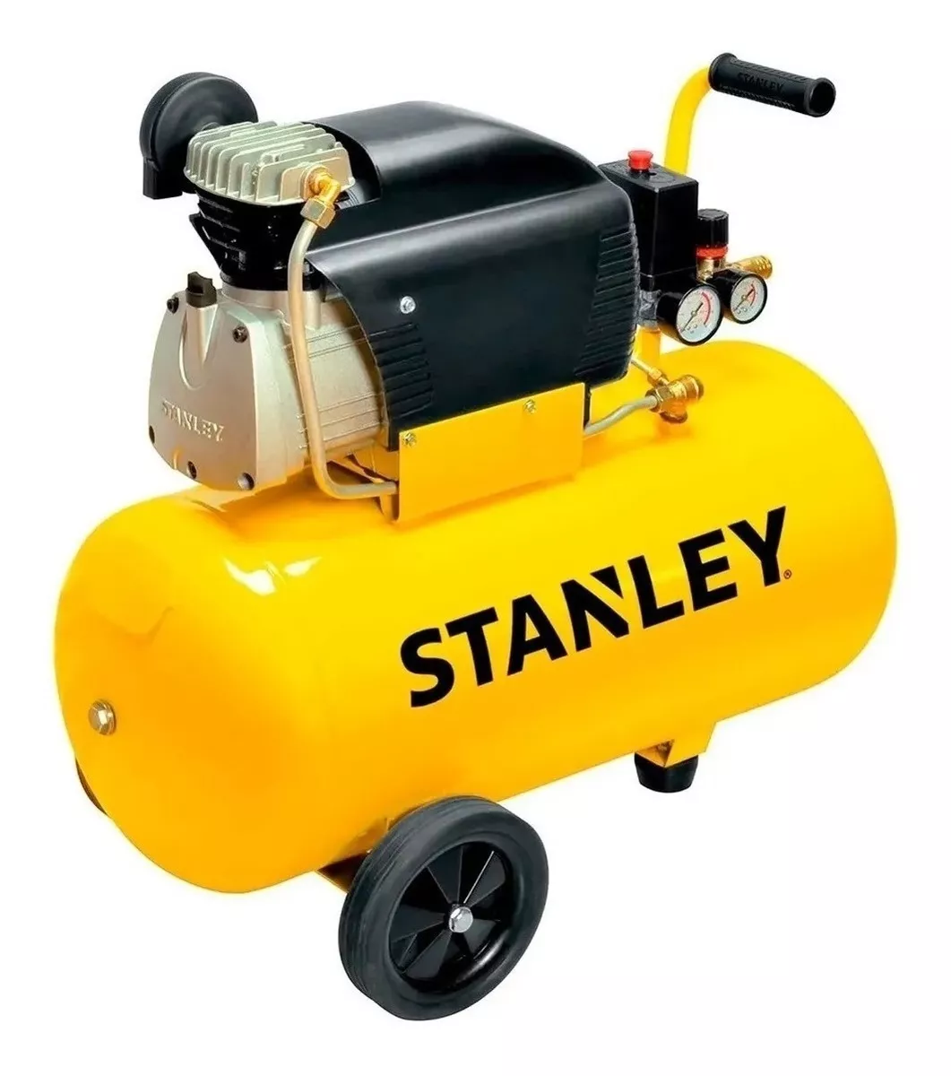 Compresor De Aire Eléctrico Portátil Stanley Fccc404stc005 24l 2hp 230v 50hz Amarillo