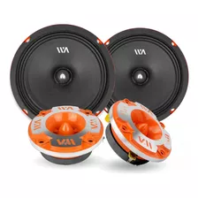 Set De Medio Rango War Audio Cabo68 + Tweeter Grenade402