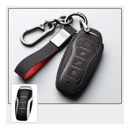 Smart Remote Key Case Cover Fob Remote Control Pu Para Byd Foto 5